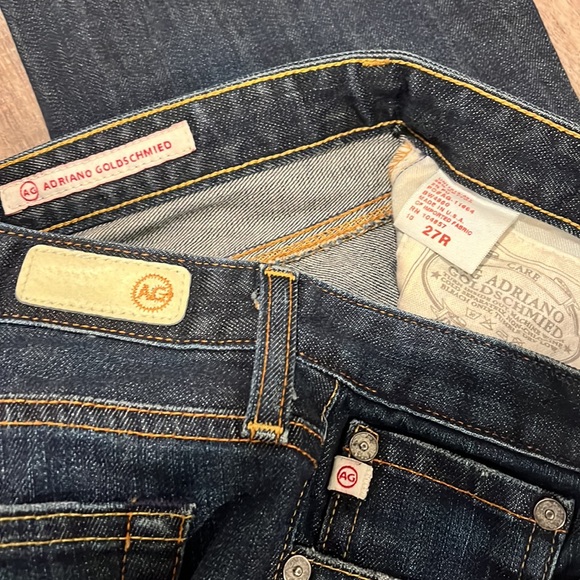 AG Adriano Goldschmied The Angel Bootcut Jeans Denim 27R - Picture 6 of 6